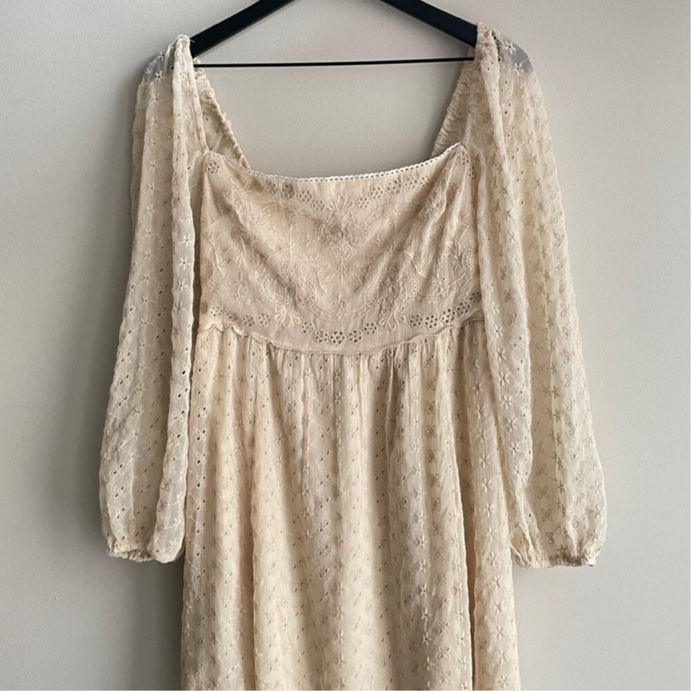 Free People Malina Maxi Dress Cream - Picture 3 of 6
